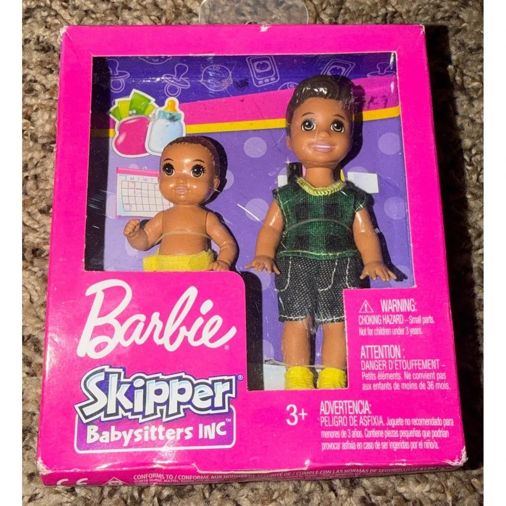 Mattel-Barbie-Skipper Babysitters Inc. Sibling Dolls (2) (NWT)